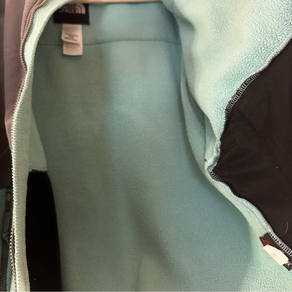 The North Face Women’s Denali Polartec Fleece Jacket Gray Teal Medium - Picture 12 of 14